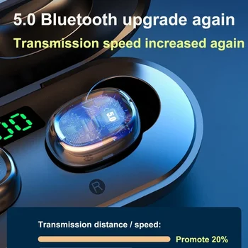 2020Newest Res Brezžične Bluetooth Slušalke 5.0 Touch Kontrole TWS Bluetooth Čepkov Nepremočljiva Večerji Bas 9D Stereo Glasbe Glavo