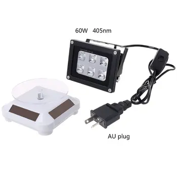 2021 Nove 60 W 405nm UV LED Smole za Zdravljenje Lahka Svetilka Sončne Energije Gramofon US/UK/EU/AU Plug