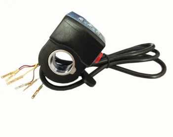 24/36/48V E-Kolo na Električni Avto Plin 3 Indikator LED Zaslon Gumb za Vklop(6.5)
