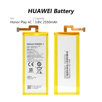 2550mah HB444199EBC+ Telefon Baterija Za Huawei Honor 4C C8818 posredovalnica informacij (CHM)-CL00 UL00 U01 TL00H posredovalnica informacij (CHM) - CL00 TL00H UL00 G Play Mini + Orodja