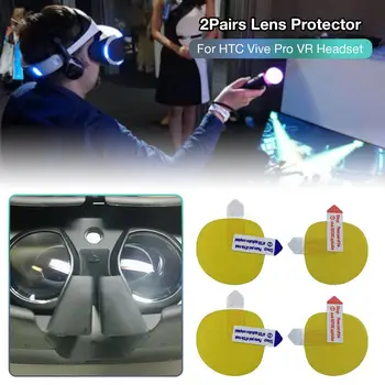 2Pairs Objektiv Zaščitnik HD Jasno Objektiv Zaščitna folija za HTC Vive Pro VR Slušalke
