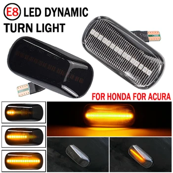 2Pcs Dynamic LED Strani Marker Osvetlitev 12V Teče Vključite Opozorilne Luči Strani Repetitorja Lučka Blinker za Honda Civic, Accord Integra
