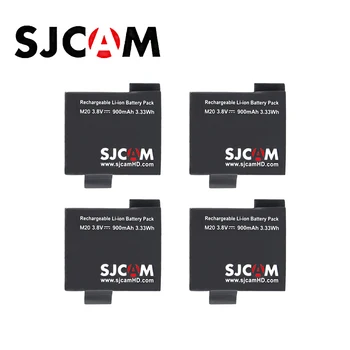 2Pcs Original SJCAM blagovne Znamke 3.8 Proti 900mAh 3.33 Wh Baterije Li-ionska Baterija Črno za SJCAM M20 Športnih DV Kamere, baterije
