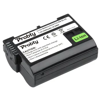 2Pcs Probty EN-EL15 ENEL15 EL15 Baterije + LCD USB Dvojni Polnilec za Nikon 1 V1 D500 D600 D610 D750 D800 D810 D810A D7000 D7100