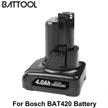 2Piece 4000 mah 10.8 V 12V Li-ion BAT411 BAT420 Akumulatorska Baterija Za BOSCH BAT412A BAT413A D-70745GOP 2607336013 2607336014