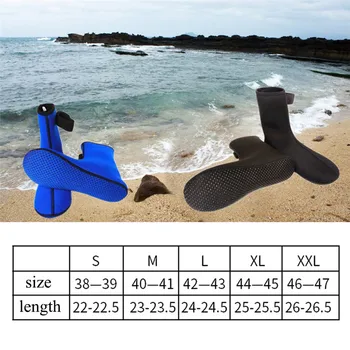 3 MM Debelo, Toplo Snorkeling Čevlji Potapljanje Nogavice Plaži Čevlji mokra Obleka Anti Scratch Non-slip Plavanje Obmorskih