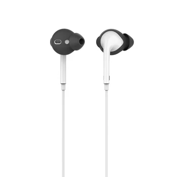 3 Pari Anti-slip Silikona V-Uho Čepkov Primeru Za-Apple EarPods/Air-Stroki Slušalke primeru z Škatla za Shranjevanje Za-Airpods Dodatki