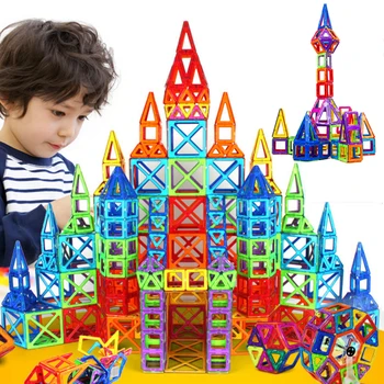 30-180pcs/veliko Mini Magnet Bloki 2019 Oblikovalec DIY Izobraževalne Blokov, Igrače, Igre Za otroke, Gradnjo Blokov, Magnetni Gradbeništvo