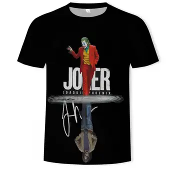 3D klovn T-shirt Moški Joker 3D Full Natisniti Moda kratke rokave Tees harajuku HIP-HOP TShirt Poletje Vrhovi