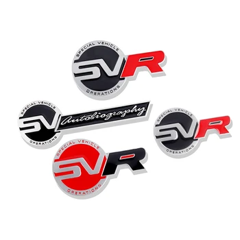 3D Kovinski SV SŽU Logo Grb karoserije Zadnji Rep Trunk Kapuco Spredaj Avto Nalepke Za Land Rover Range Rover Avto Styling Dodatki