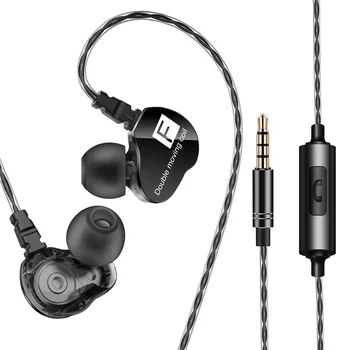4 Trobenta Pogon Nepremočljiva Teče Šport Slušalke 3.5 MM in-ear Slušalke DJ subwoofer Slušalka z Mikrofonom za Xiaomi Huwei