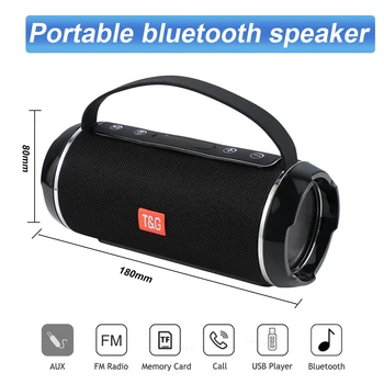 40W prostem nepremočljiva prenosni brezžični bluetooth zvočnik bar zvočnik subwoofer glasbeni center zvočnik 3D stereo podporo TWS supp