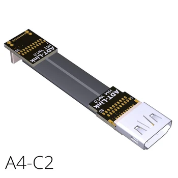4Kx2K@60 hz 2,0 V Največ 90 Kota Mini-HDMI Moški-HDMI ženski Podaljša Kabel Podaljšek 3D 20Pin polni Priključek EMI Zaščiteni A4C2