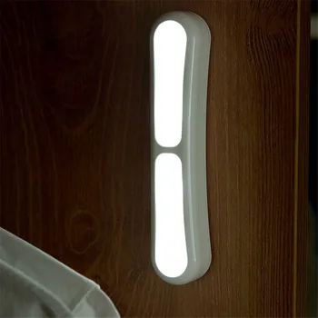 4LEDs Strani Tlak Omari, Omaro, Posteljo Lučka LED Pod Kabinet Nočna Lučka za Brezžični Stenske Svetilke Za Omaro Stopnicah Kuhinja
