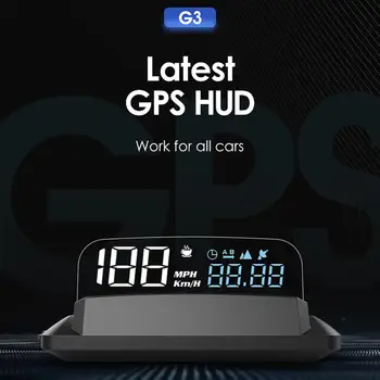 5.5 v G3 GPS Head-up Zaslon HUD Projektor merilnik Hitrosti prekoračitev hitrosti Opozorilo Avto GPS, Digitalni Head-Up Zaslon Avto Detektor
