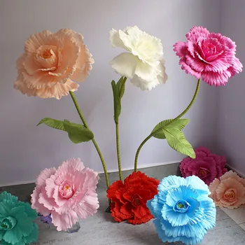 50/60/80 CM Velike PE Rose Umetne Pene Cvetje za Dekoracijo Poroke Cvet Steno Cesti Navedena Fazi Stranka Vrt Dekoracijo Vrtnice