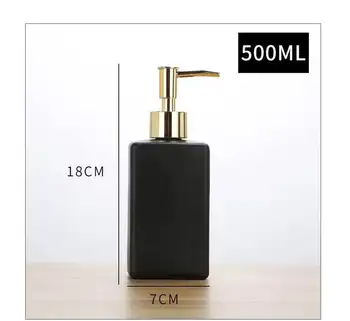 500 ML Šampon Pritiskom Vžigalnike Kremo, Losjon za Razpršilnik Steklenice Tuš Posoda za Tekoče Milo Tuš Gel Hand Sanitizer