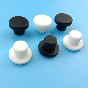 50pcs Gume Noge Silikonske gume gumb luknjo pokrovi iz Silikona, T tipa Plug Zamašek Steklenice 3 mm 4 mm 5 mm Plastični Krog Epruveto skp