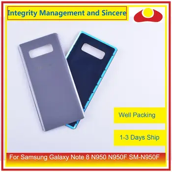 50Pcs/veliko Za Samsung Galaxy Note 8 N950 N950F SM-N950F N9500 Ohišje Baterije Vrata Zadaj Stekla Nazaj Kritje Primera Ohišje Lupino