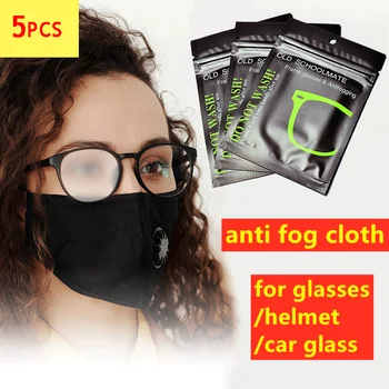 5pcs Anti-fog Očala Čistejši Krpo o 300Times z Visoko Učinkovitost za Očala/čelada/auto Glass Čiščenje Krpo Mikrovlaken