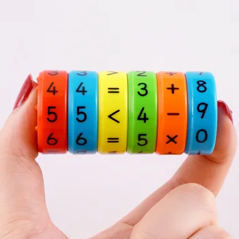 6Pcs Magnetni Montessori Igrače Matematiko igrače Aritmetične Uganke Število Štetje igra skupščine Možganov Igrača Zgodnje Izobraževanje Diy Otrok Darilo