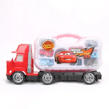 9pcs/set 5-37 cm Disney Pixar Cars 3 Igrače Strela McQueen 95 z 8 Majhnih Avtomobilov Jackson Nevihta McQueen Igrače 1:55 Diecast Model