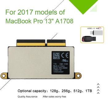 A1708 Laptop SSD 128GB 256GB 512GB 1TB za Macbook Pro Retina 13.3