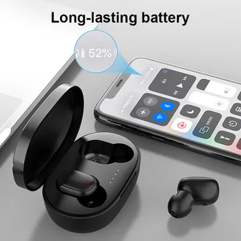 A6S Bluetooth Slušalke TWS Brezžični Šport Čepkov z šumov Mikrofon Stereo Slušalke za Xiaomi Redmi iPhone Huawei