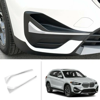 ABS Chrome Zamenjava Sprednje Luči za Meglo Kritje Trim Trakovi Za-BMW X1 F48 2020