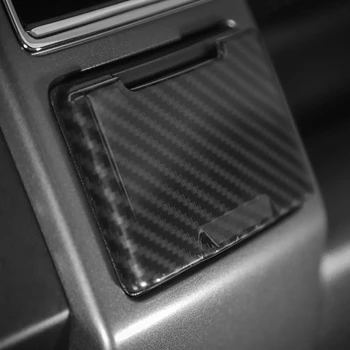 ABS Ogljikovih Vlaken Zrn Centralne Električne Vtičnice Vtičnice Trim za Ford F150 2016 2017