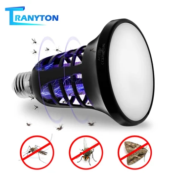AC220V/ 5 LED Monsquito Morilec Žarnice E27/USB LED Past Lučka za Ubijanje Muh Domov LED Bug Zapper Insektov Past Radiationless