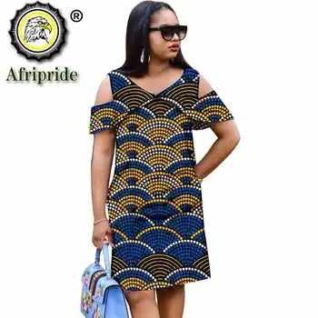 Afriške Obleke za Ženske Plus Velikost Tiskanja Obleko Seksi Stranka Kratek Rokav Mini Obleka Ohlapno Obleko Dashiki Obleko Poletje S1925087