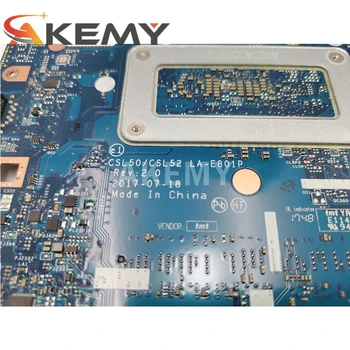 AKemy CSL50/CSL52 CKL50 LA-E801P UMA Motherboard 924749-601 i3-7100U CPU za HP 15-bs 15-bs001cy 15-bs060wm 15-bs651sa Prenosniki