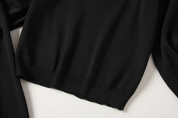 ALPHALMODA Novo Sequined Cvet Pulover + Hlače 2pcs Moda Obleke Ženske, Jeseni, Pozimi Modi Stilsko Skokih Hlač Določa