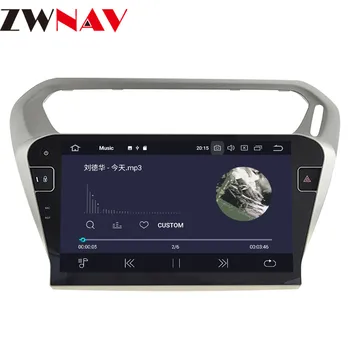 Android 10.0 4+64 G Avto Radio, GPS Navigacija za Peugeot 301 2013-2016 Multimedijski Predvajalnik, Radio, video predvajalnik predvajalnik, vodja enote za dsp