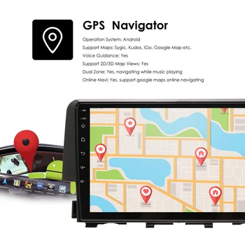 Android 10 avtoradio 2 Din GPS Navi za Honda CIVIC 2016 2017 2018 2 gb in 64 GB WIFI 4G BT DVR Ogledalo Povezavo OBD2