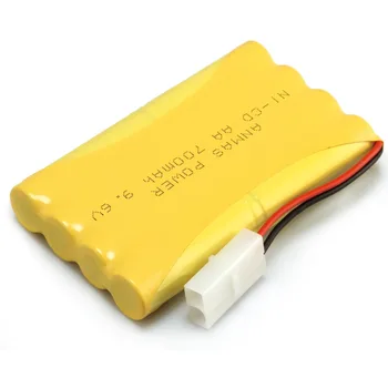 Anmas Napajanje NI-CD Akumulatorske Baterije AA 9.6 V 700mAh NiCd baterije za polnjenje Ni-Cd Baterije Igrača Avto Tamiya Priključek
