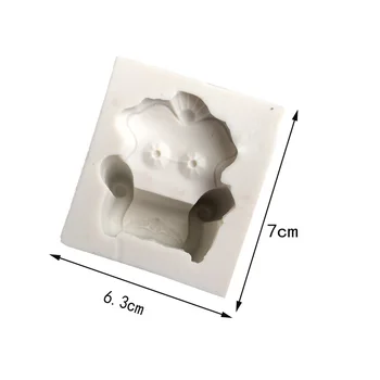 Aouke Plesni 3D Silikonski Torto Plesni Srčkan Kavč Modeliranje Torto Dekoracijo Kalup Za Peko Keramike Kuhinjska posoda in pribor, Milo, Čokolada Plesni K154