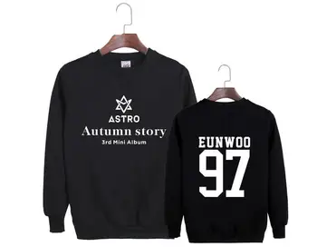 Astro jeseni zgodba album isti državi ime tiskanje o vratu puloverju s kapuco kpop k-pop modna unisex svoboden majica