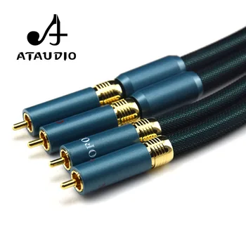 ATAUDIO Hi-end Audio 2 Kabel RCA Moški Moški Večpredstavnostna DVD Povezujejo vrhunske kakovosti Occ Dvojni RCA Dvojni RCA Kabel 1m 2m