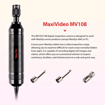 Autel MaxiVideo MV108 HD Digital-Pregledovalna Kamera za MaxiSys Pro in PC podpora video pregled E Slika Glavo 8,5 mm