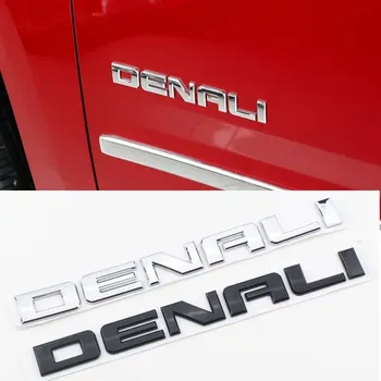 Auto ABS pismo Emblem Decal za GMC Sierra Savana Teren Acadia Odposlanca Safari DENALI/DENALIHD Logotip Avto Nalepke, dodatki