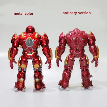 Avengers Iron Man Hulkbuster Moive Akcijska Figura Model 18 cm Dodatno Kovinsko Premično Sijaj Robot Brezplačna Dostava