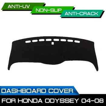 Avto armaturne plošče Mat Anti-umazano Non-slip za Honda Odyssey 2004 2005 2006 2007 2008 Dash Kritje Mat UV Zaščito Odtenek Nalepke