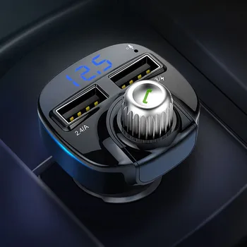 Avto Bluetooth, Fm Oddajnik Avtomobilski prostoročni Brezžični Bluetooth, FM Oddajnik Tok MP3 Predvajalnik, USB Polnilnik TF Kartica