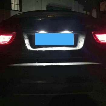 Avto LED Številka Licence Ploščo Luči Za VW Golf MK3 Skoda