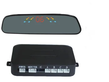 Avto Parkirnih Senzorjev Sistem Rearview Mirror Brenčanje Sonda Povratne Backup Radarski Zaslon Sistem Za Zaznavanje Razdalje