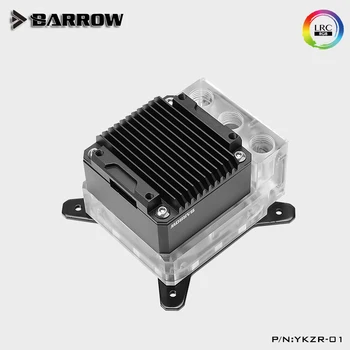 Barrow, Vodna Črpalka+CPU Blok Kombinirano uporabo za Intel X99 X299 Vtičnica LGA2011 2066 A-RGB Svetlobe na 5V 3PIN AURA Vodno hlajenje Hladilnik