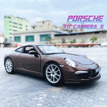 Bburago 1:24 Porsche 911 Carrera S simulacijo zlitine modela avtomobila obrti dekoracijo igrača zbirka orodij za darilo