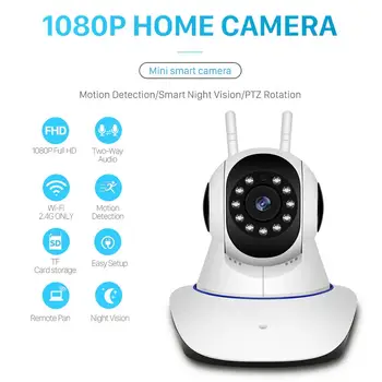 BESDER Full HD 1080P WIFI Kamera Two-way Audio P2P Gibanja Alarm Home Security Brezžična IP Kamera Baby Monitor Reža za Kartico SD iCsee